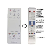 Samsung Uyumlu Akıllı Kumanda Aa59-00775A - Aa59-00774A-Yedek Kumanda