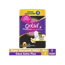 Orkid Platinum Gece Ekstra Plus Süper Ekonomik Paket 14x5 70 Adet