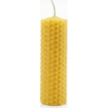Doğal Petek Mum 4'lü Set Hespatia 10.5cm X 2 Cm Elle Sarım Zararlı Kimyasalı İçermez Temiz Yanış