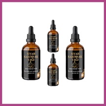 Gees Global Siyah Sarımsak Ve Pirinç Suyu Saç Serumu 50 Ml 4 Adet - Sülfatsız, Parabensiz Gbzs