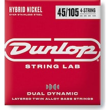 Jim Dunlop Dbhyn45105 Hybrid Nickel Bas Gitar Teli 45-105