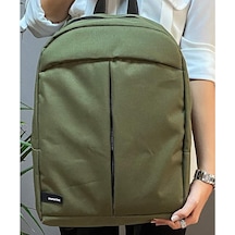 Unisex Smart Slim Laptop-macbook Sırt Çantası Haki