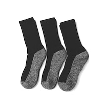 3'Lü Ekonomik Paket Erkek Pamuklu Spor Siyah Çorap 37-39