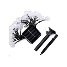 Technosmart 50 Ledli 8 Modlu Solar Kristal Top Bahçe Aydınlatma