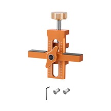 Ximistore9 Alüminyum Kabinet Kapısı Montaj Aracı: Çift Fonksiyonlu Konumlandırıcı, Hassas Delme Ve Kurulum Yardımı Standart, İçerisinde Matkap Ucu Yok, Turuncu