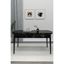 Renlife Yemek Masası Açılır 80x170 Ahşap Luxry Serisi Masa Balackty Balckty