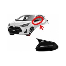 Toyota Yaris Hb 2021+ Uyumlu Yarasa Ayna Kapağı Pianoblack İthal Abs Plastik A+ Kalite