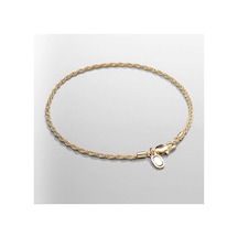 Halat Bileklik 2mm 14k Altın Kaplama
