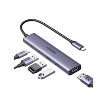 Ugreen Revedok 5'i 1 Arada 1 Usb-c 3xusb-a Hub Çoklayıcı, 15495