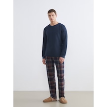 LC Waikiki Lc Waıkıkı Bordo Standart Kalıp Erkek Pijama Alt