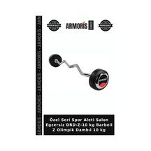 Özel Seri Spor Aleti Salon Egzersiz Drd-z-10 Kg Barbell Z Olimpik Dambıl 10 Kg