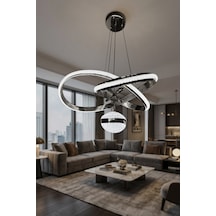 Hayal Simli Modern Sarkıt 3 Renk Led Avize Çok Renkli