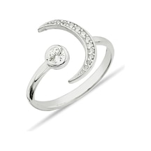 Argentum Concept - Gümüş Hilal Yüzük - Y020001