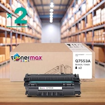 Hp Laserjet P2015dn Uyumlu Toner Çipli Q7553a 2'li 3.000 Sayfa