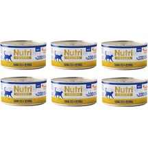 Nutri Feline Tavuk Etli Ve Peynirli Pate Tahılsız Yetişkin Kedi Konservesi 70 G X 6 Adet