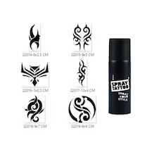 Airbrush Tattoo Tribal Tasarımlar Spray Tattoo Geçici Sprey Dövme Seti
