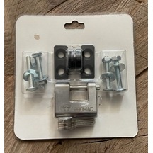 Prm Otomatik Kapı Asma Kilit Takma Aparatı Asma Kilitli Halka Mat Siyah