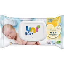 Uni Baby Yenidoğan Islak Pamuk Mendil 40'Lı