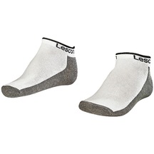 Lescon LA-2185 Beyaz Tekli Patik Çorap 40-45 Numara