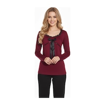 Alfa Aksesuar 03 Şahinler Jakarlı Kedi Aplikeli Kışlık Pijama 21806 Pudra