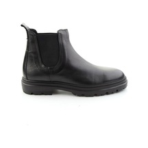 Siyah Napa Hakiki Deri Erkek Bot & Bootie E02648628743