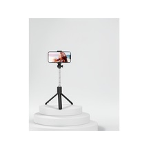 Tripod Selfie Çubuğu Bluetooth Kumandalı Kablosuz Led Işıklı Belirtilmemiş