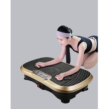 Vücut Şekillendirmeye Yardımcı Titreşimli Spor Platformu Antrasit