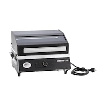 Rösle Videro E2-p Taşınabilir Elektrikli Barbekü 25582 / Camlı Kapak, Sıcak Tutma Izgarası, Toz Boyalı Çelik, Diğer