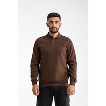 Qwerty Sweat Polo Yaka Clasıc Çok Renkli
