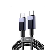 Lexroo Usb-c To Usb-c 240w Pd Hızlı Şarj Kablosu, Uzay Grisi, 1m, 45067 Diğer