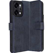 Oppo Reno 14 Uyumlu Trend S Plus Kapaklı Kılıf - Lacivert
