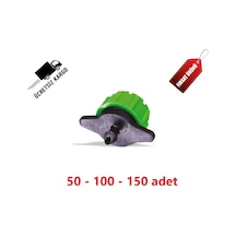 Damlama Sulama Yeşil Damlatıcı Debi Ayarlı Meme 50-100-250 Adet (536334087)