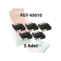 Dymo D1 Muadili Etiket Plastik Şeffaf - 12 Mm X 7 Mt - 45010 - Eko Paket 5 Li