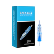 Emalla 1223mgl 0,35 Mm Kartuş Dövme İğnesi Kutuda 20 Adet Long Taper