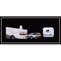 Hyundai Starex Uyumlu 1997 2007 Depo Kapağı Kaplama Krom