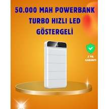 50000mah Led Göstergeli Taşınabilir Şarj Cihazı renkli