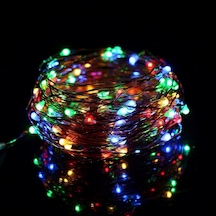 Pilli Peri Led Işık 3m Karışık Renkler Rgb Yılbaşı Ağacı Işığı Pilli Yılbaşı Ağaç Işığı