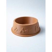 Kemik Desenli Mama Kabı 3d Baskı Kedi Köpek Mama Ve Su Kabı 12cm