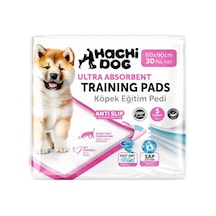 Hachi Dog Ultra Emici Köpek Eğitim Pedi, 5 Katmanlı, Kaydırmaz Taban, Hızlı Kuruyan Jel Teknolojisi, 60x90 Cm, 30