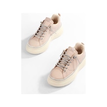 Paris Bej Taşlı Ve Şık Tasarım Günlük Sneaker Mh2456-1-bej Bej