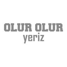 25 X 9 Cm Olur Olur Yeriz Oto Cam Sticker Araba Sticker Gri