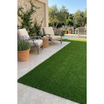 Grass Dekoratif Suni Çim Halı Balkon Bahçe Teras İç Dış Mekan Yeşil Yapay Çim Halı 20 Mm