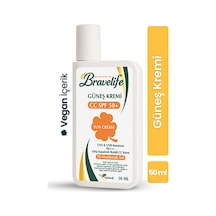 Aydınlatıcı Ton Eşitleyici C Vitamini Nemlendirici Vegan Güneş Koruyucu Krem Spf 50+