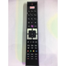 Vestel Uyumlu Netflix Tuşlu Silver