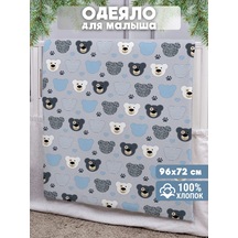 Eppel Store Bebekler İçin Karyola Ve Bebek Arabası Battaniyesi 223575941 Gri