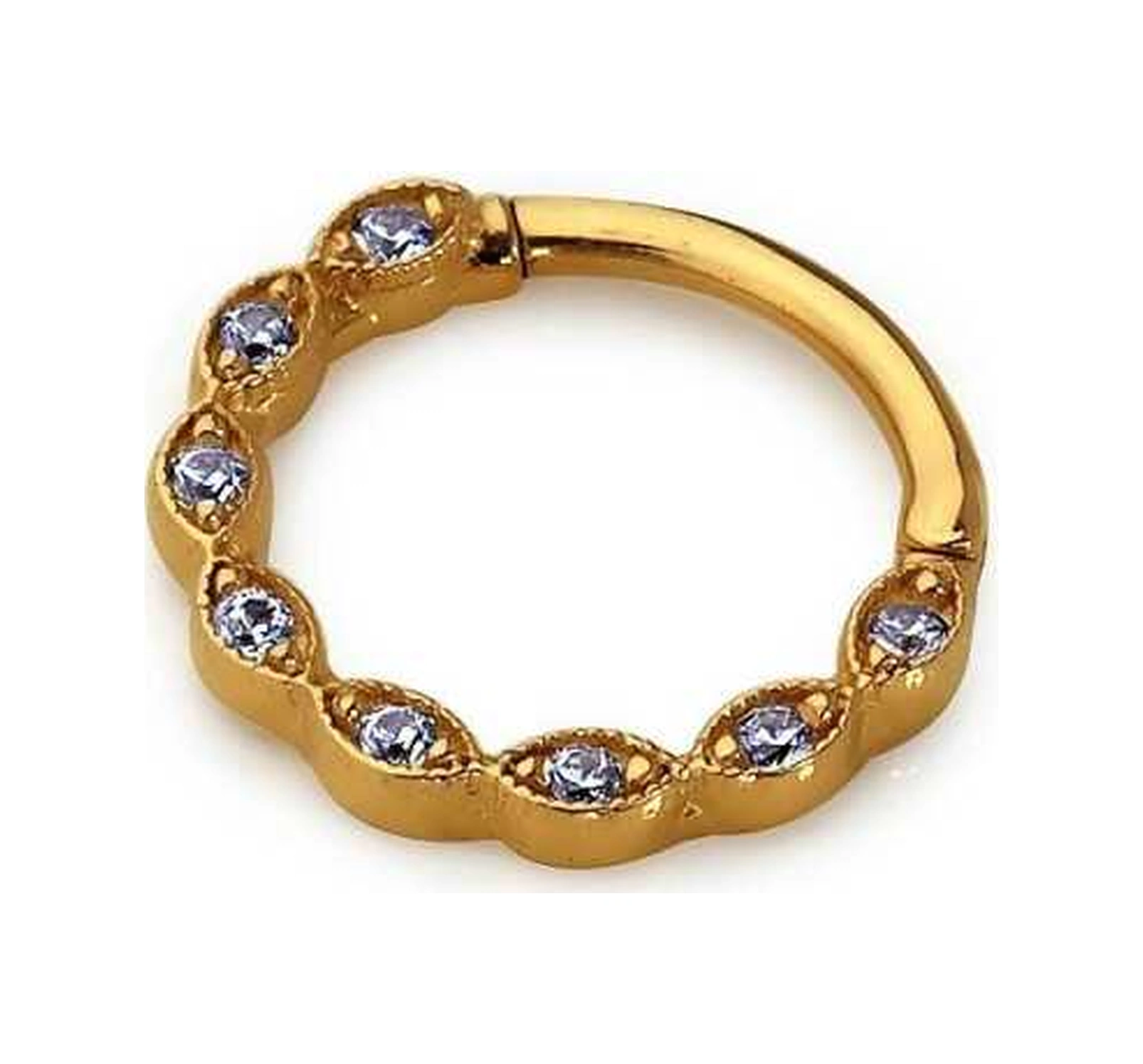 Cherry By Özkonak Beyaz Peri Helix Piercing 10mm Sarı