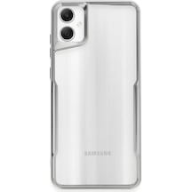 Newface Samsung Galaxy A05 Kılıf Boyi Silikon Kapak - Gümüş