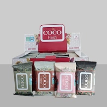 Coco Fresh Cep Islak Mendil 15'li Paket 36'lı Kutu x 4 Kutu 144'lü Set