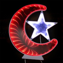 Ay Yıldız Işık Pano Türk Bayrağı Bigem Bm-079 Belirtilmemiş