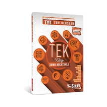 Sınav TYT Tüm Dersler Konu Anlatımlı Tek Kitap -  Sınav Dergisi Yayınları